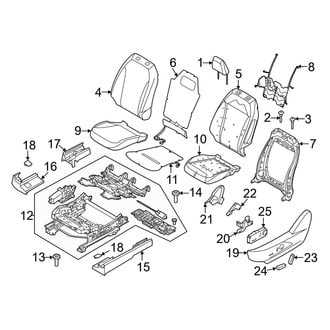 Ford OE - Seats & Tracks - Driver Seat Components