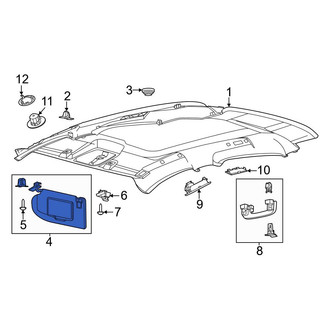 Ford OE - Left Sun Visor