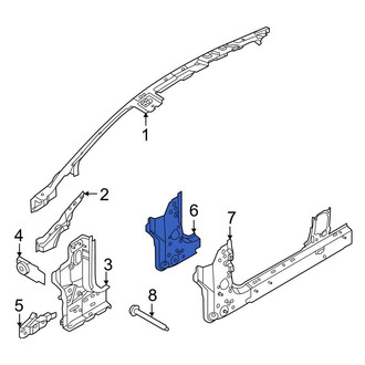 Ford OE - Left Inner Body A-Pillar