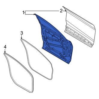 Ford OE - Front Left Door Shell
