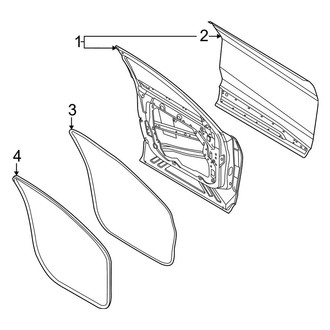 Ford OE - Front Door - Door & Components