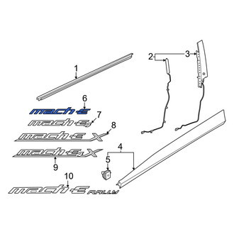 Ford OE - Rear Left Hatch Emblem