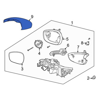 Ford OE - Front Right Upper Door Mirror Cover