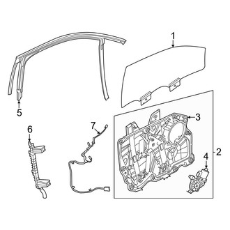 Ford OE - Front Door - Glass & Hardware