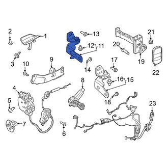 Ford OE - Front Right Upper Door Hinge