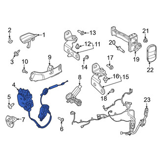 Ford OE - Front Left Door Latch Assembly