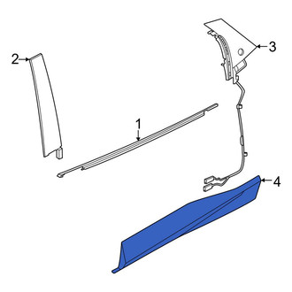 Ford OE - Front Left Door Molding