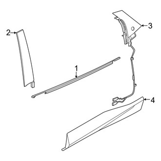 Ford OE - Rear Door - Exterior Trim