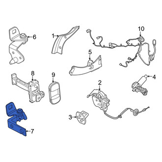 Ford OE - Rear Right Lower Door Hinge