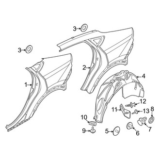 Ford OE - Quarter Panel & Components