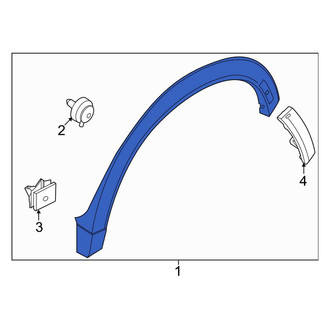 Ford OE - Rear Left Forward Wheel Arch Molding