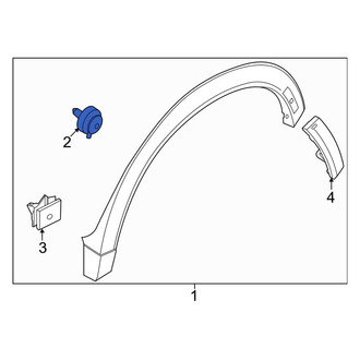 Ford OE - Wheel Arch Molding Clip