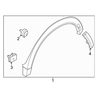 Ford OE - Quarter Panel - Exterior Trim