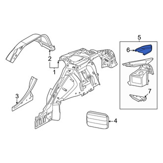 Ford OE - Rear Right Quarter Panel Extension