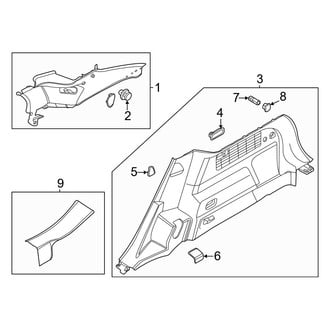 Ford OE - Quarter Panel - Interior Trim