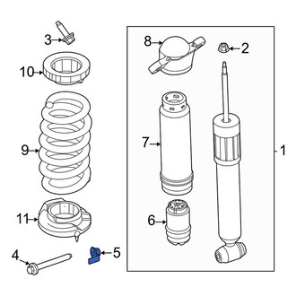 Ford OE - Suspension Strut Nut