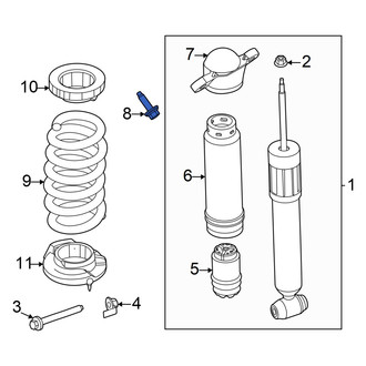 Ford OE - Suspension Strut Mount Bolt