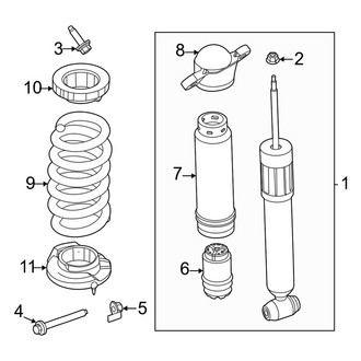 Ford OE - Rear Suspension - Shocks & Components