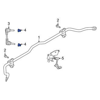 Ford OE - Rear Suspension Stabilizer Bar Link Nut