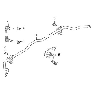 Ford OE - Rear Suspension - Stabilizer Bar & Components
