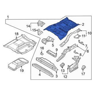 Ford OE - Rear Floor Pan