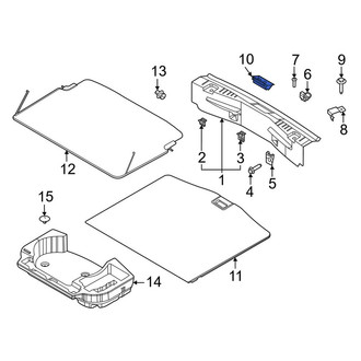 Ford OE - Liftgate Trim Scuff Plate Cap