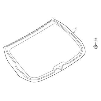 Ford OE - Lift Gate - Glass