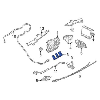Ford OE - Rear Liftgate Lock Striker Plate