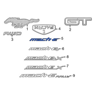 Ford OE - Rear Right Hatch Emblem