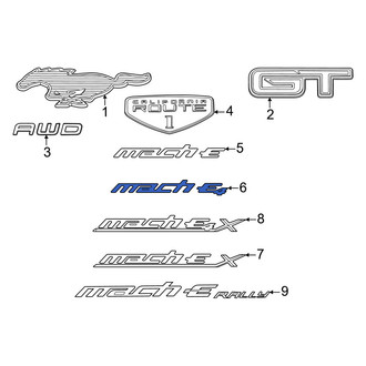 Ford OE - Rear Right Hatch Emblem