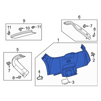 Ford OE - Rear Lower Liftgate Trim Cover