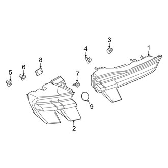 Ford OE - Rear Lamps - Tail Lamps