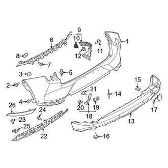 Ford OE - Bumper Impact Absorber Clip