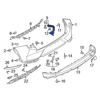 Ford OE - Rear Right Bumper Cover Bracket