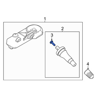 Ford OE - Tire Pressure Monitoring System (TPMS) Valve Stem Screw