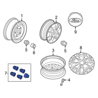 Ford OE - Wheel Lock Set