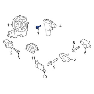 Ford OE - Center Air Bag Impact Sensor Screw