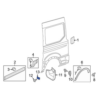 Ford OE - Radiator Support Panel Nut