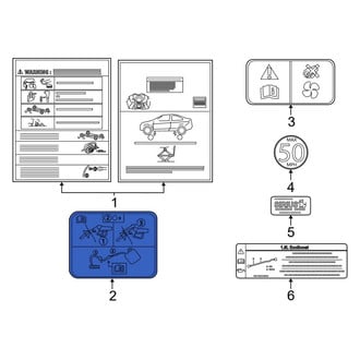 Ford OE - Fuel Information Label