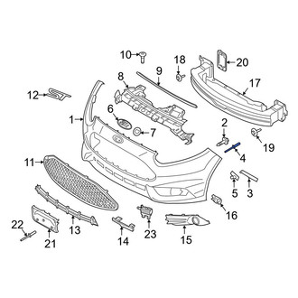Ford OE - Bumper Cover Rivet