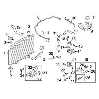 Ford OE - Engine Coolant Outlet O-Ring