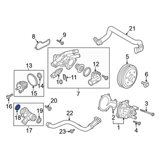 Ford OE - Engine Coolant Outlet O-Ring