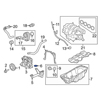 Ford OE - Engine Oil Pump Pickup Tube O-Ring