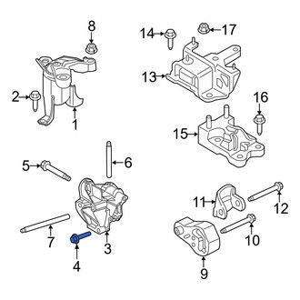 Ford OE - Engine Mount Bolt