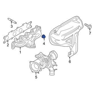 Ford OE - Exhaust Manifold Nut