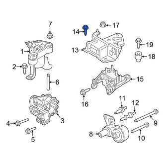 Ford OE - Engine Mount Bolt