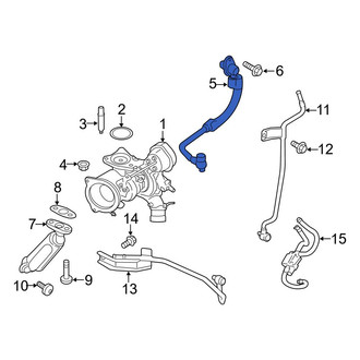 Ford OE - Turbocharger Oil Line