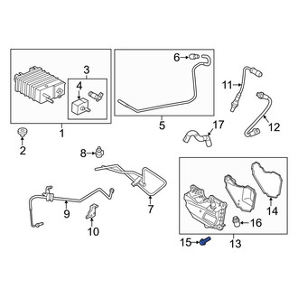 Ford OE - Engine Water Pump Outlet Pipe Bolt