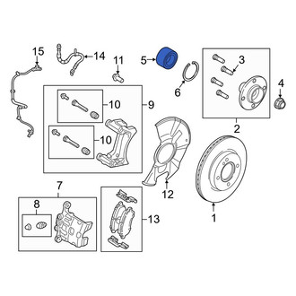 Ford OE - Front Wheel Bearing