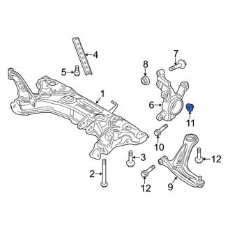 Ford OE - Upper Manual Transmission Mount Nut